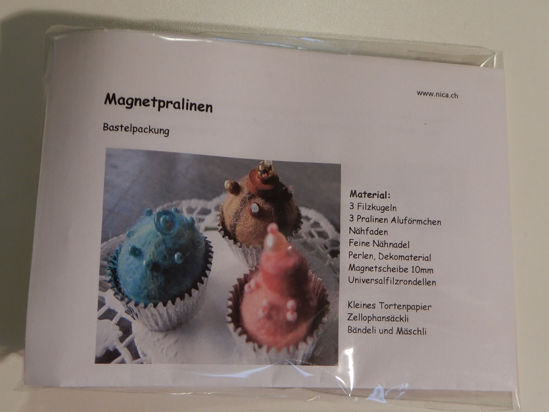 Bild von Bastelpackung Magnetpralinen