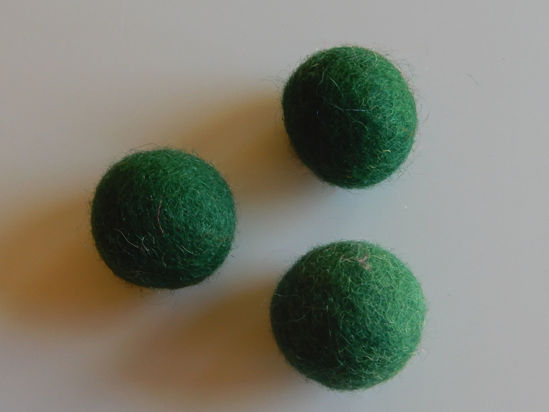 Bild von Filzkugel grün 4 an Lager