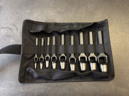 Bild von Henkellochstanzeisen Set 9 teilig